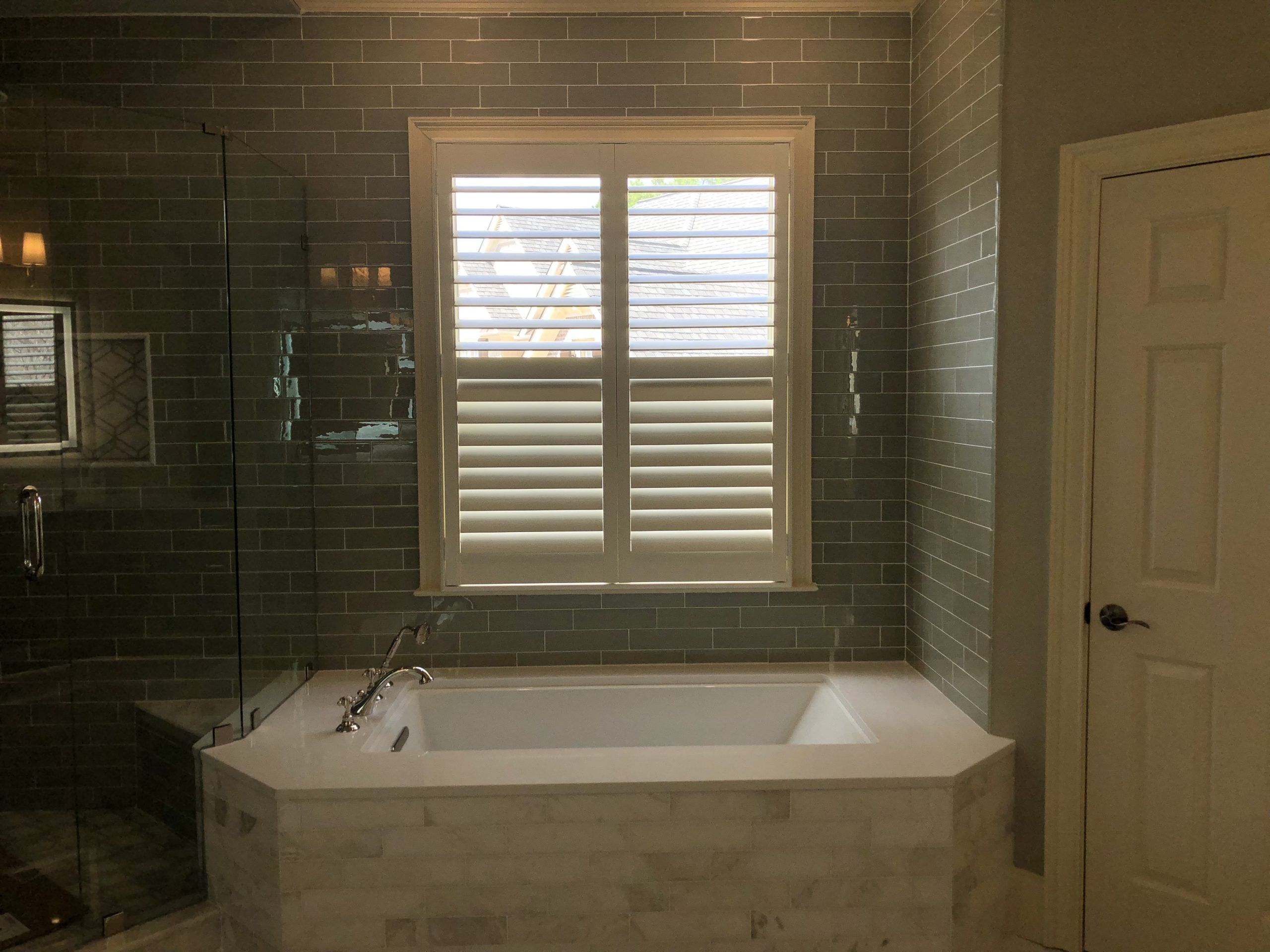 planation shutters over a Tub Decatur Atlanta GA